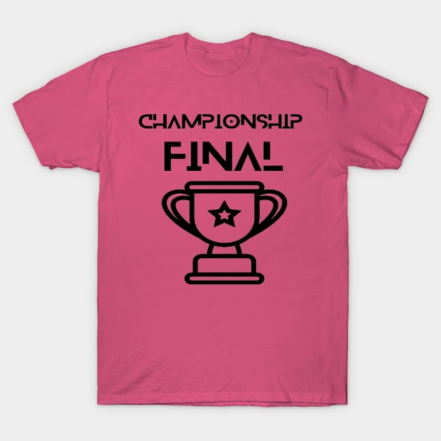 Sports - championship final T-Shirt by Bharat Parv